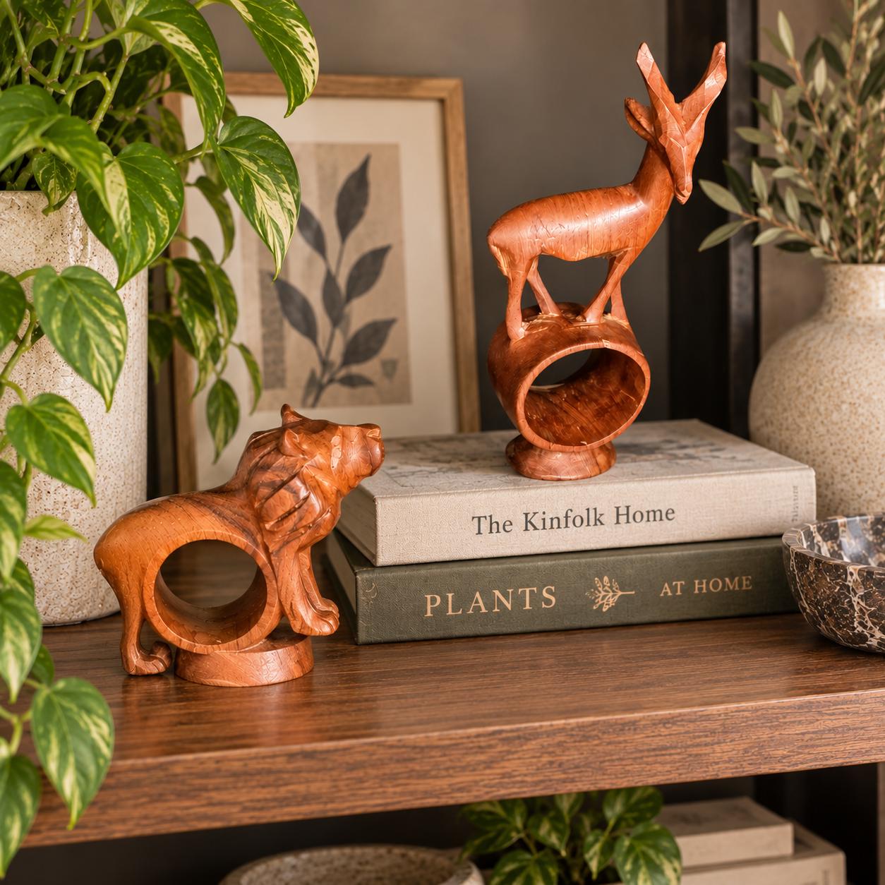 Vintage Wooden African Animals - Etsy