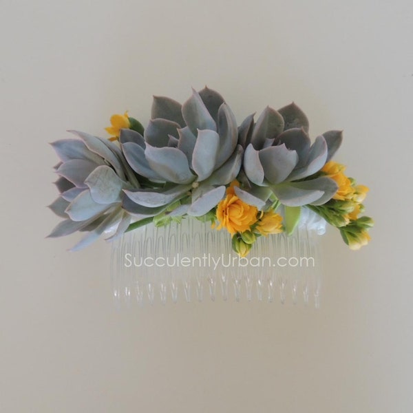 Succulent Hair Comb