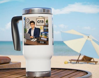 CRAトラベルマグ｜男性用｜ステンレス製 14オンス