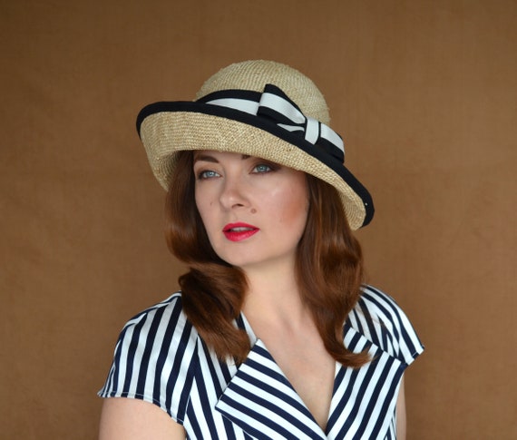 YeeHeen Chapeau Cloche Fedora Avec Nœud Ruban Pour Fille - Élégant Et Ajustable