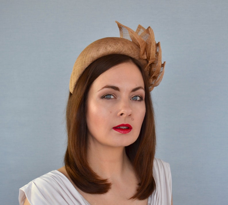 Gold Straw Headband Gold Fascinator Gold Halo Headband Etsy