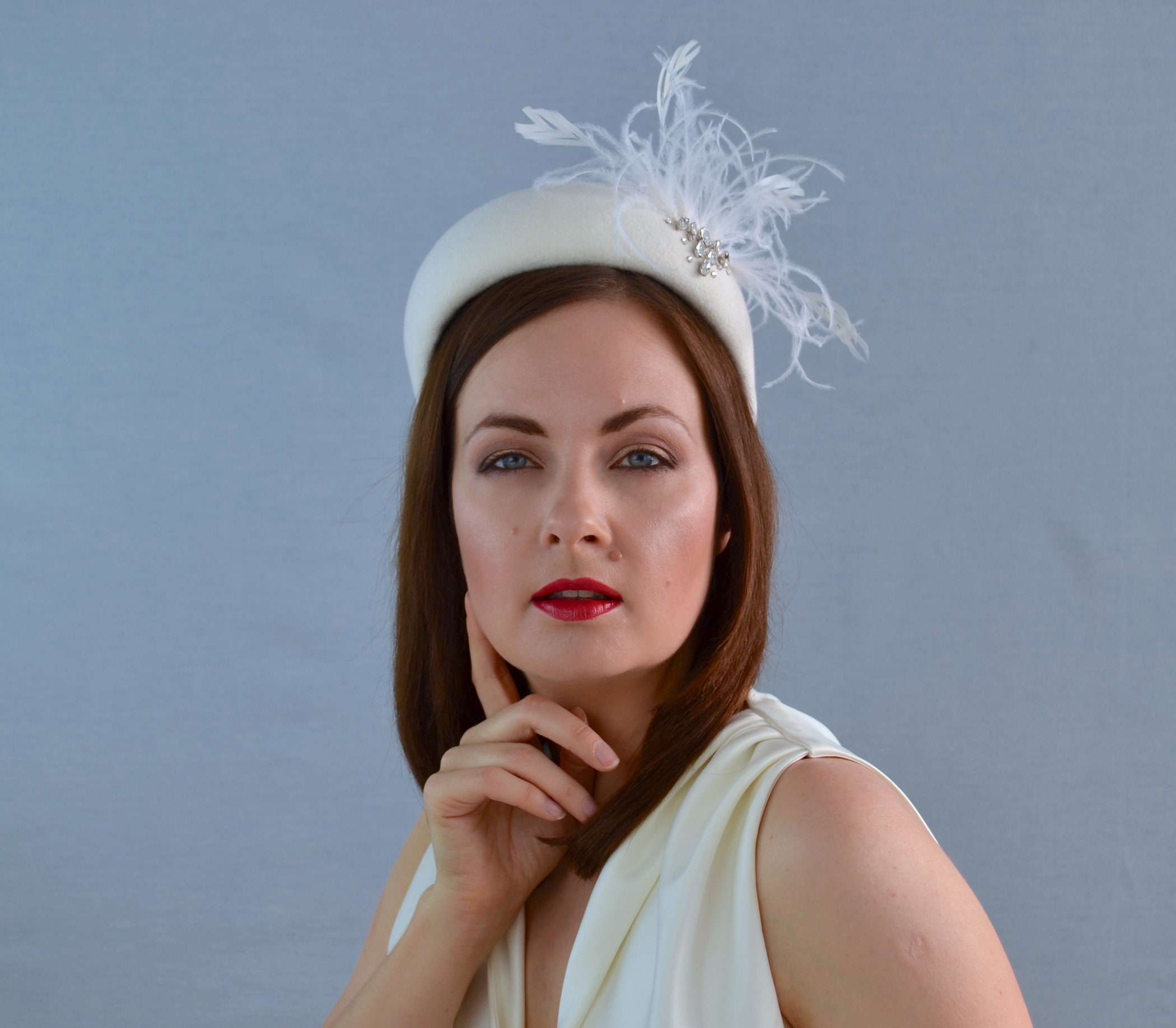 Rare! Zara Pure White Silk Ruched Bridal Headband Zara now has a bridal collection, starting from €15.95  main image 4