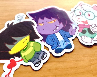 Deltarune Fun Gang Stickers!