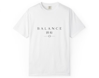 Yin Yang Koi with Katana T-Shirt | Balance Japanese Zen Design