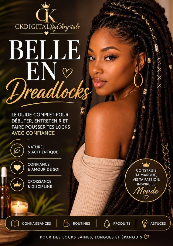 Dreadlocks Care Guide: Natural Hair Maintenance & Growth Tips (PDF Ebook)