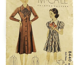 1930's little girl dresses