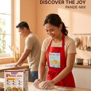 Filipino Bread Mix: Pandemix Flour Mix, Easy Baking (Pre-Measured)