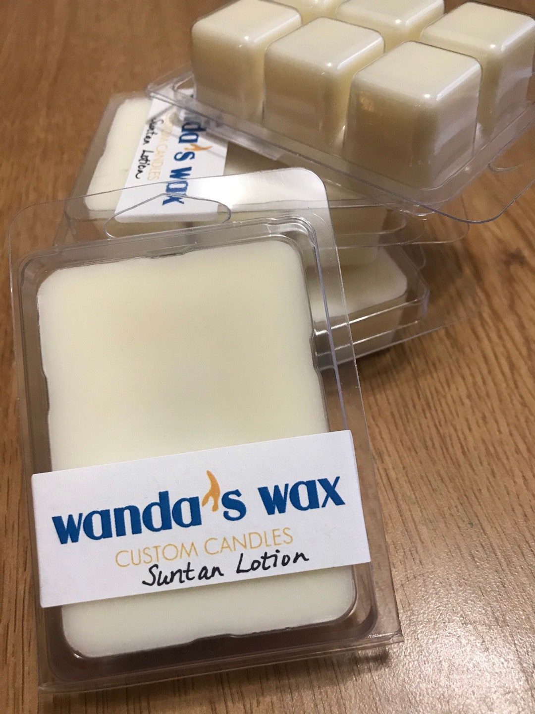 Suntan Lotion Scented Soy Melts Pack, Beach Scent Soy Melt, Summer