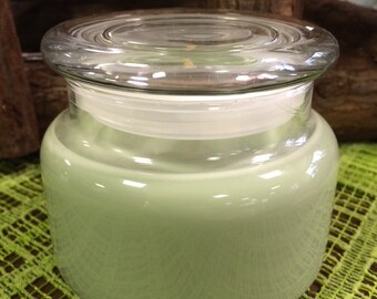 Sage and Citrus scented soy candle