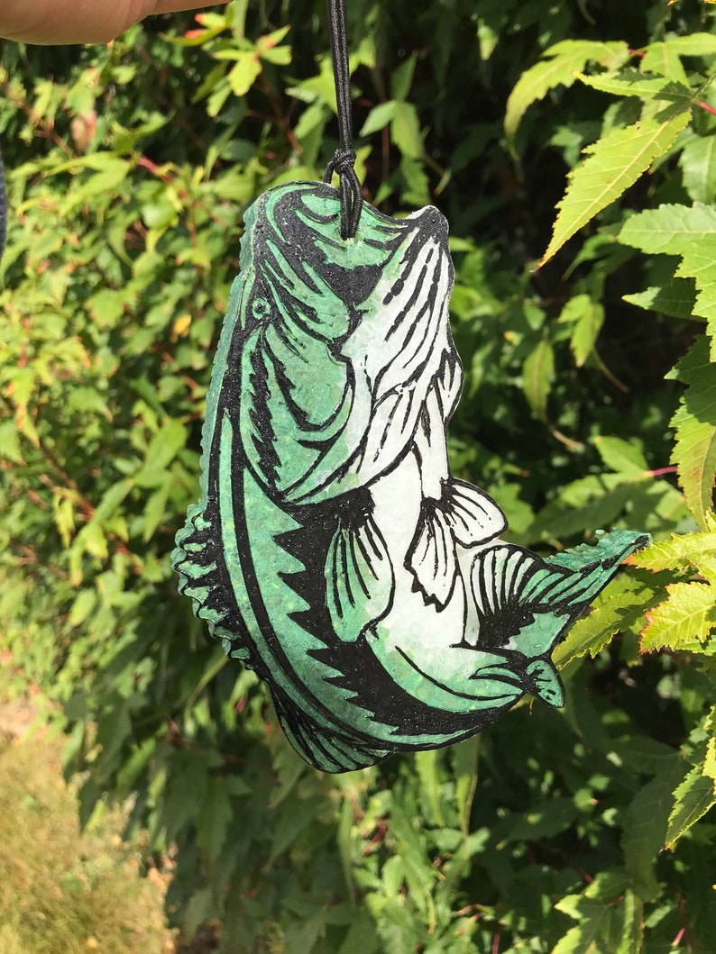 Bass Fish Freshie Aroma Bead Air Freshener Fisherman Gift Etsy