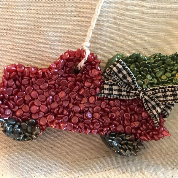 Red truck freshie, FREE SHIPPING Car Freshie, aroma bead air freshie, Christmas freshie, truck and tree freshie, air freshener, scented bead