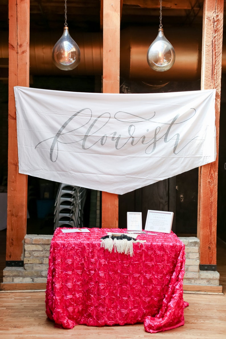 Satin Rosette Table Linen several Colors & Sizes Available Etsy