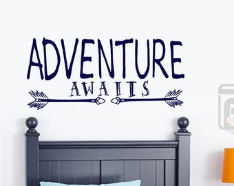 Adventure Awaits Vinyl Wall Decal
