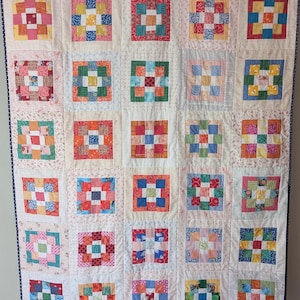 Framed Squares Quilt Pattern - Downloadable Pattern PDF