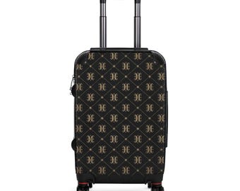 Monogram Pattern Suitcase | Travel Luggage, Rolling Carry-On