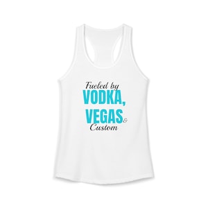 Custom Vegas Concert Tank Top, Girls Trip Tank, Concert Outfit Shirt, Personalized Vegas Tank, Bachelorette Party Top, Festival Racerback