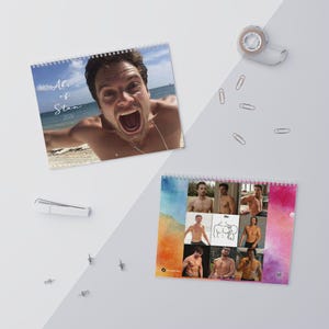 Sebastian Stan Wall Calendar 2026, Abs of Stan, Hot Actor Calendar, Marvel Fan Gift, Celebrity Wall Calendar, Movie Star Gift