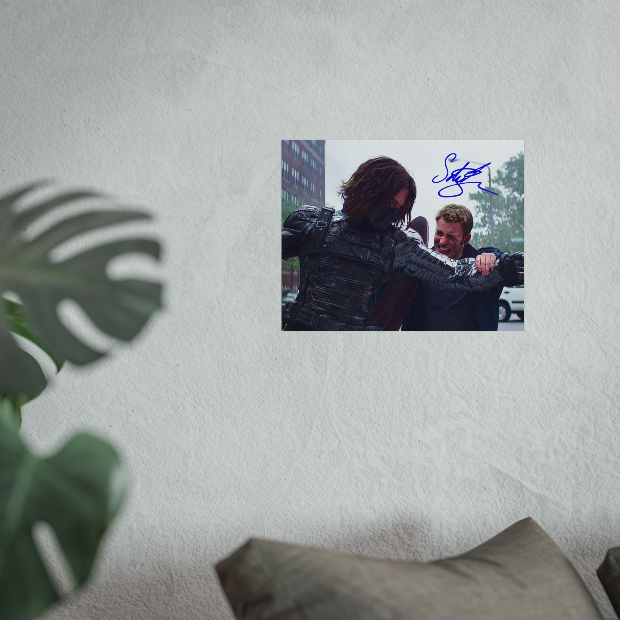 セバスチャン・スタン直筆サイン入り11x14写真 バッキー・バーンズ