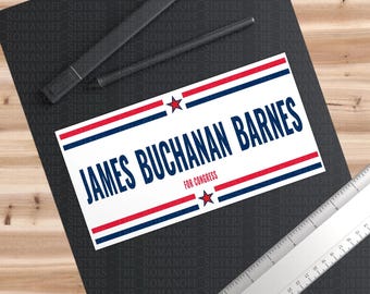 James Buchanan Barnes Campaign Bumper Sticker | Matte Finish