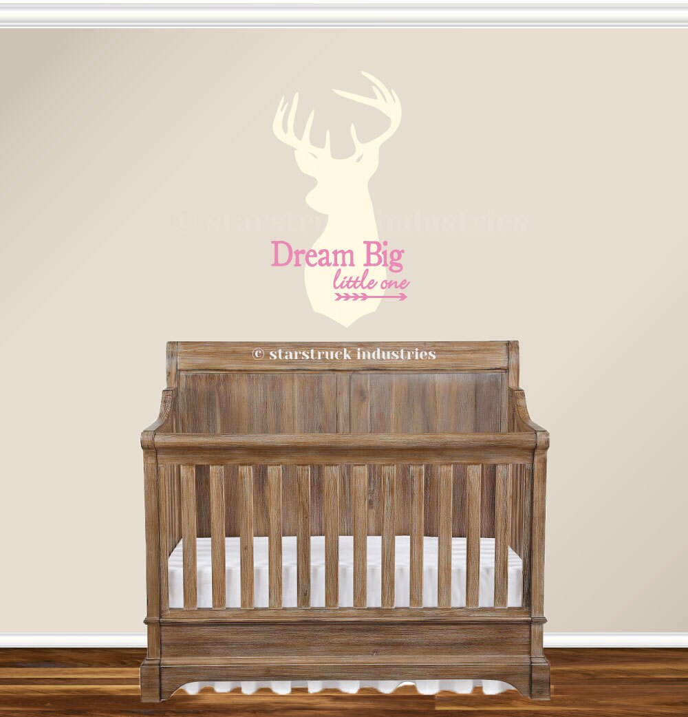 Dream Big Little One Decal 20 Dream Big Little One Wall | Etsy