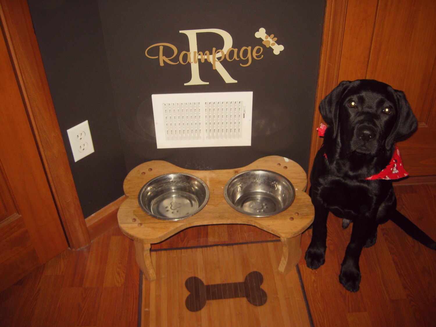 Dog Name Wall Decal Personalized Custom Home Decor Wall Art Etsy