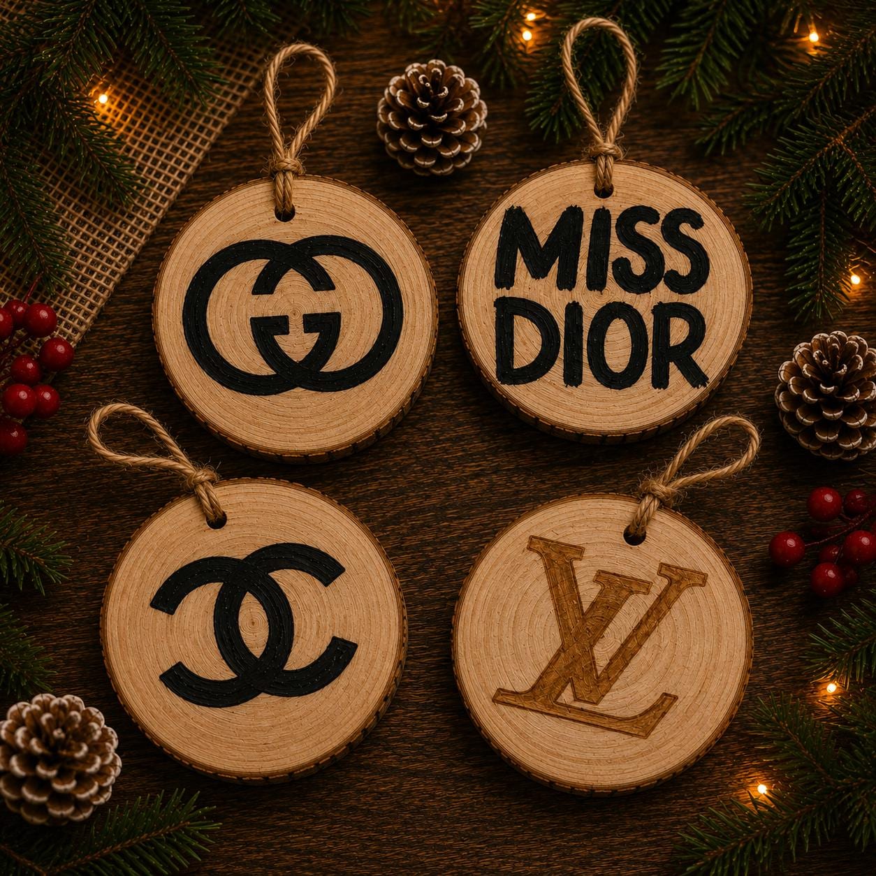 Christmas Ornaments Gucci - Etsy