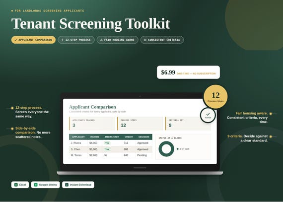 Tenant Screening Toolkit for Landlords