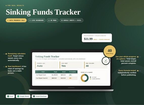 Sinking Funds Tracker