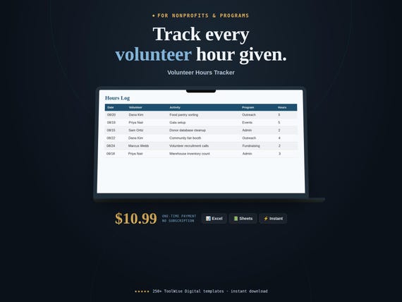 Volunteer Hours Tracker