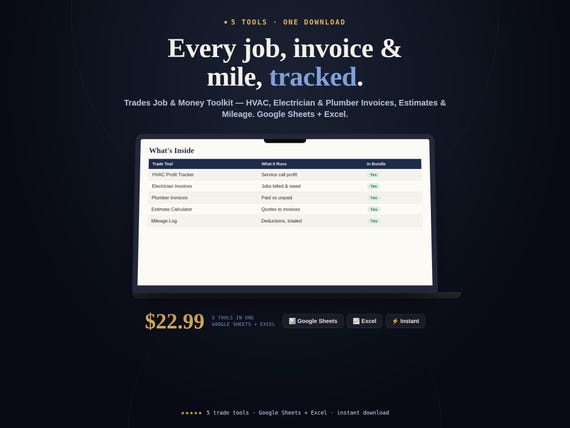 Trades Job & Money Toolkit