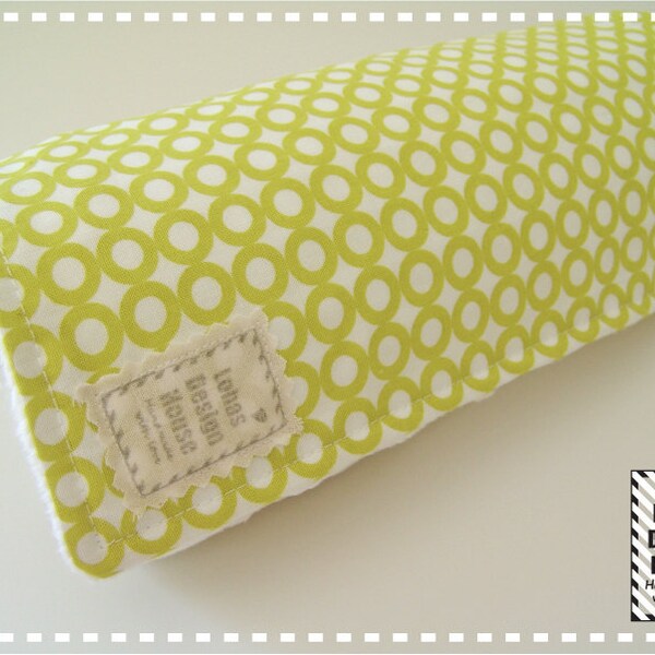 Reserved for Amie, Organic Baby Blanket,  Modern Whimsy by Robert Kaufman and White Bubble Dot Minky