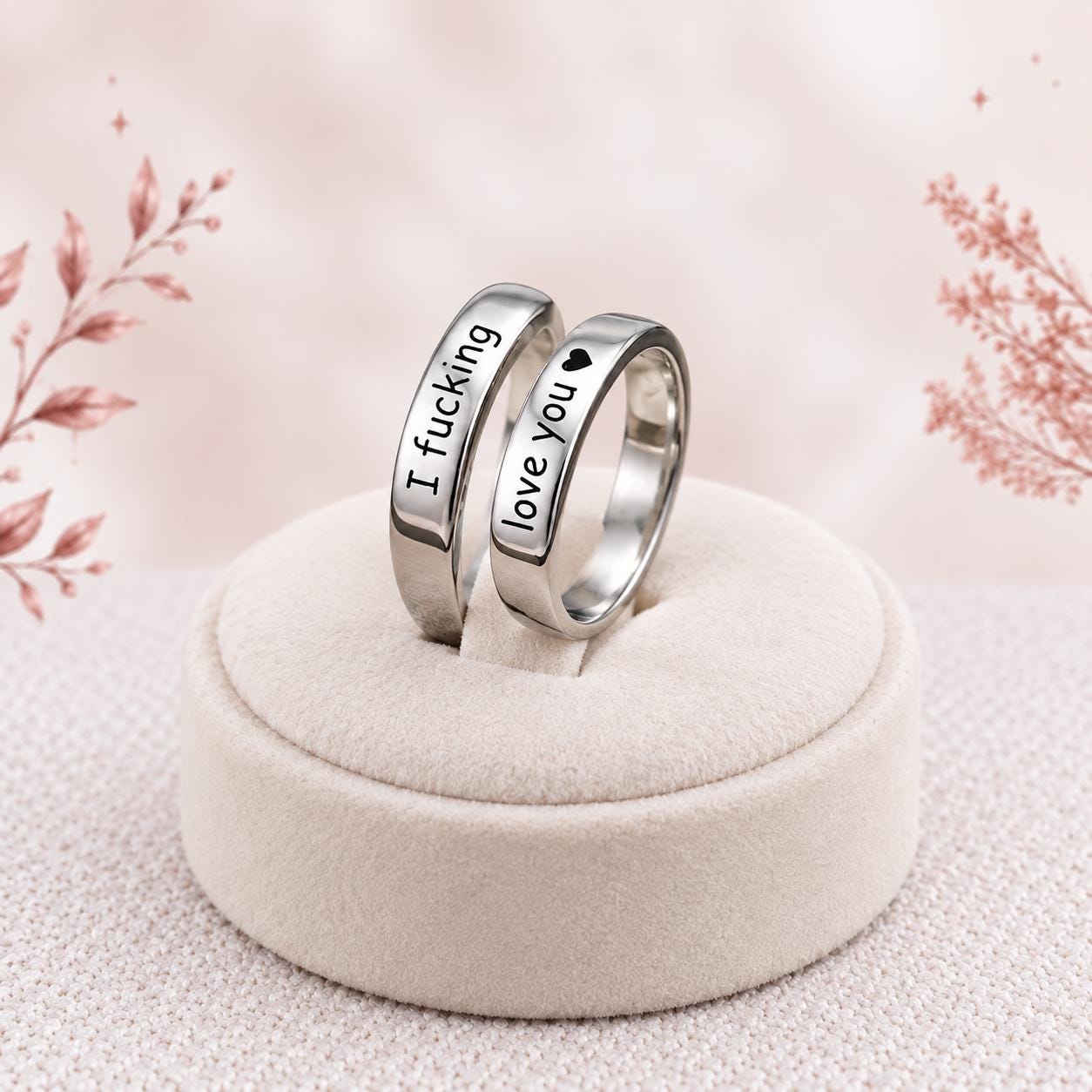 I Fuckin Love You Ring - Etsy Australia