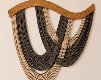 Handcrafted Macrame Wall Hanging – Boho Fiber Art