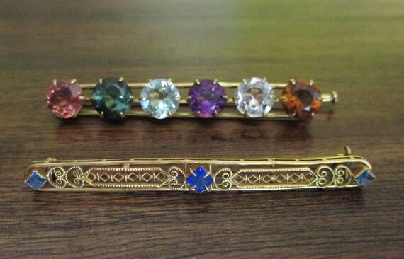 bar pins for brooches
