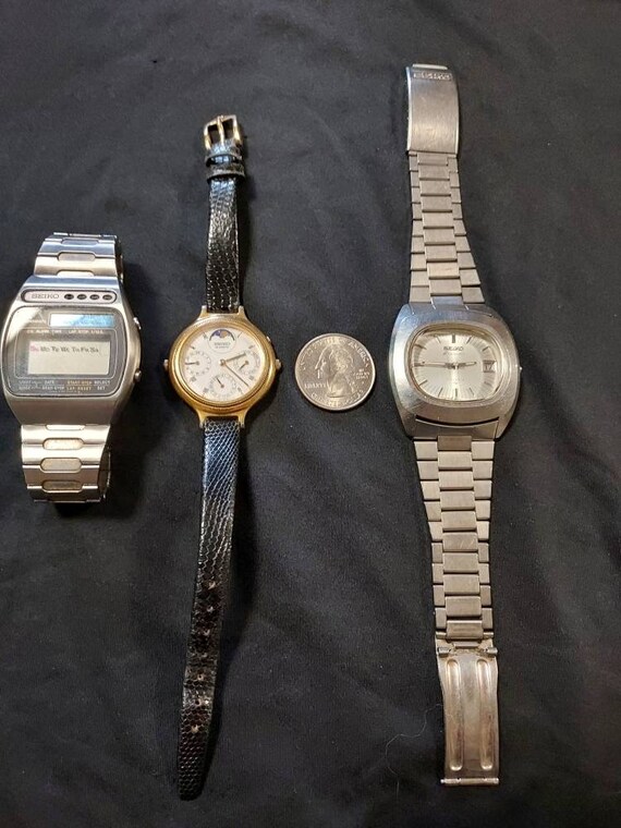 Seiko v174 0af0 solar chronograph Gem
