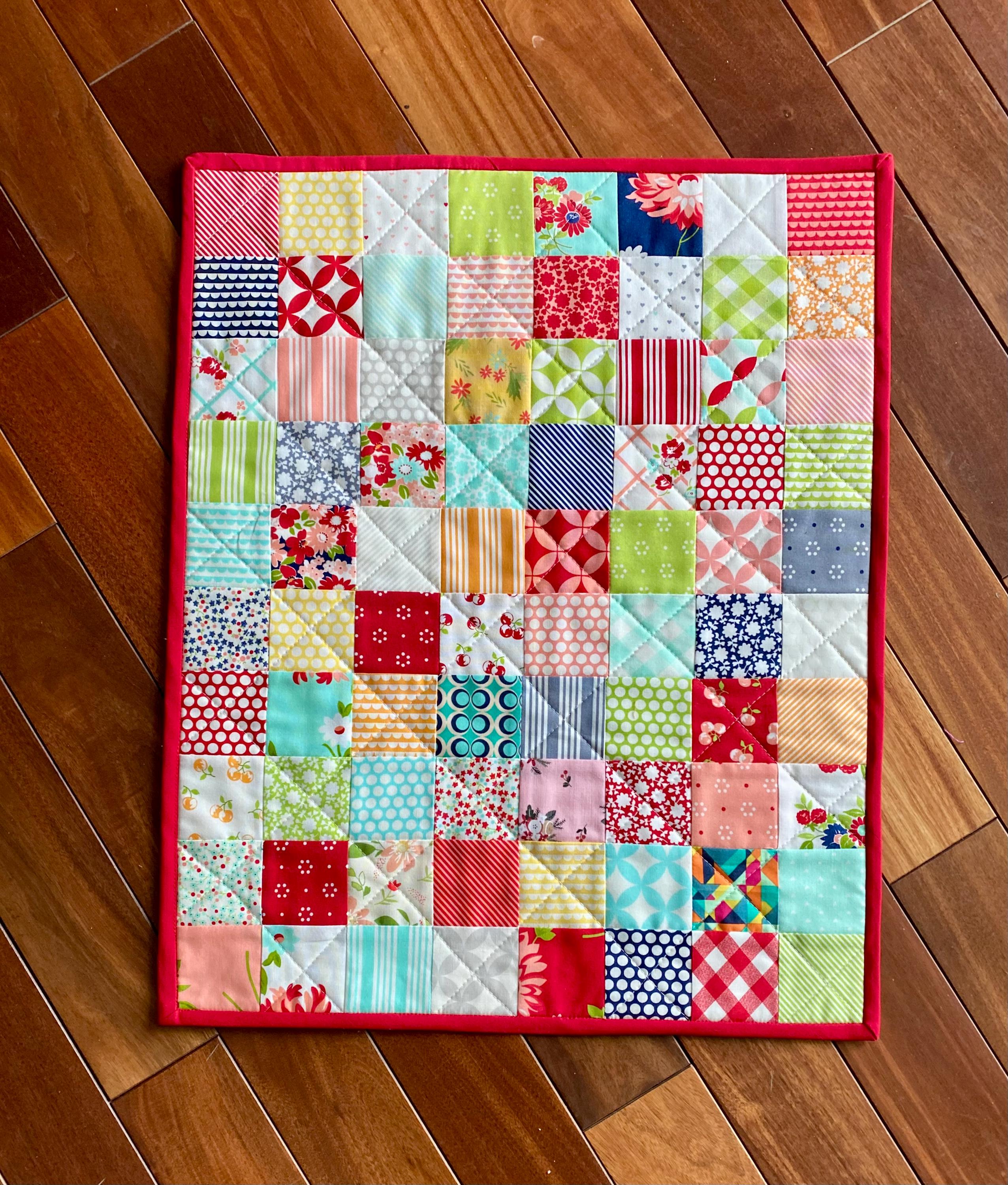 Handmade Scrappy Patchwork Doll Quilt: American Girl Bedding - Etsy