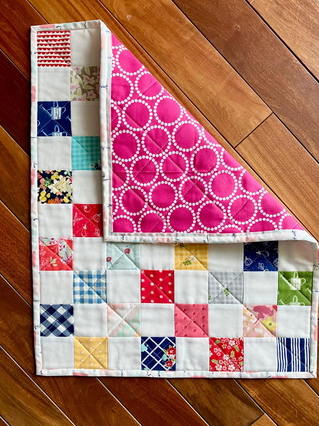 Handmade Scrappy Patchwork Doll Quilt: American Girl Bedding - Etsy