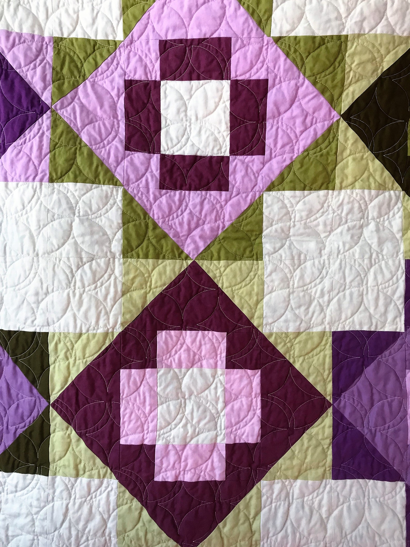 Modern Quilt 60x60 Lap Throw Couch Patchwork Quilt | Etsy