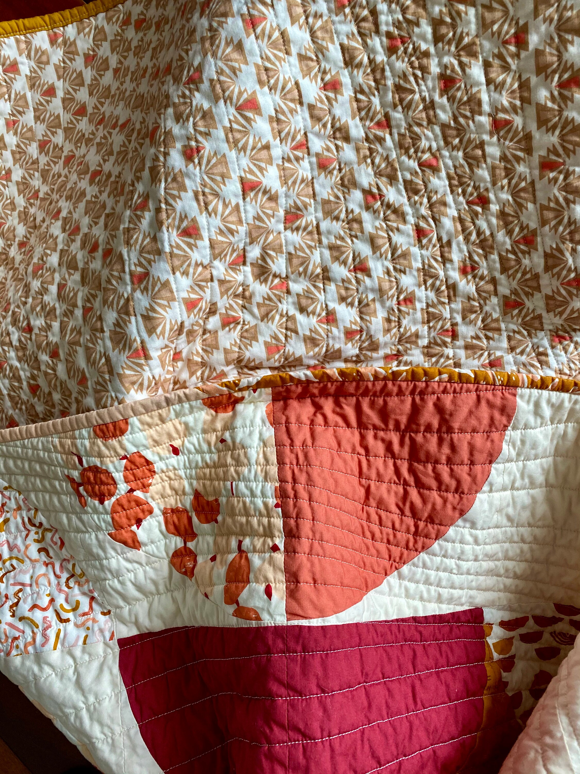 Fall Quilt Southwest Decor Quilt Modern Quilt Couch Sofa Etsy