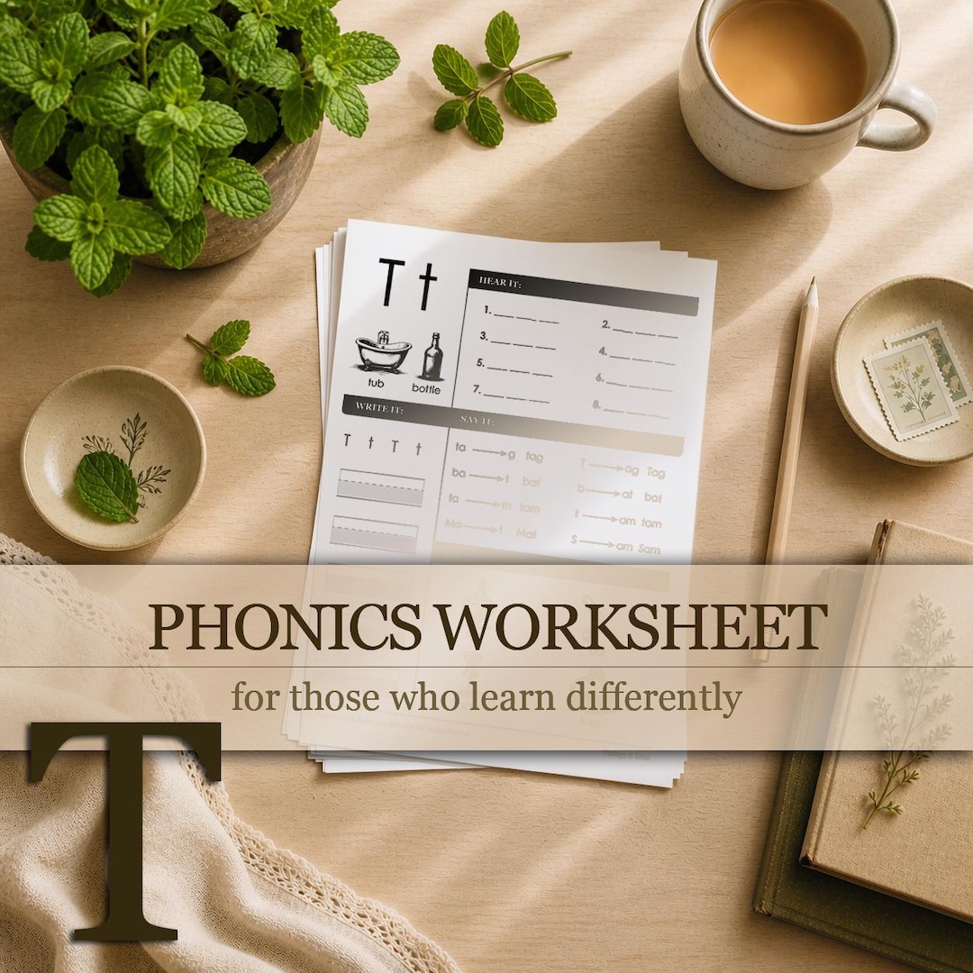 Tt Letra Worksheet Phonics Worksheet — Letter Tt — Printable Phonics Activity for ...