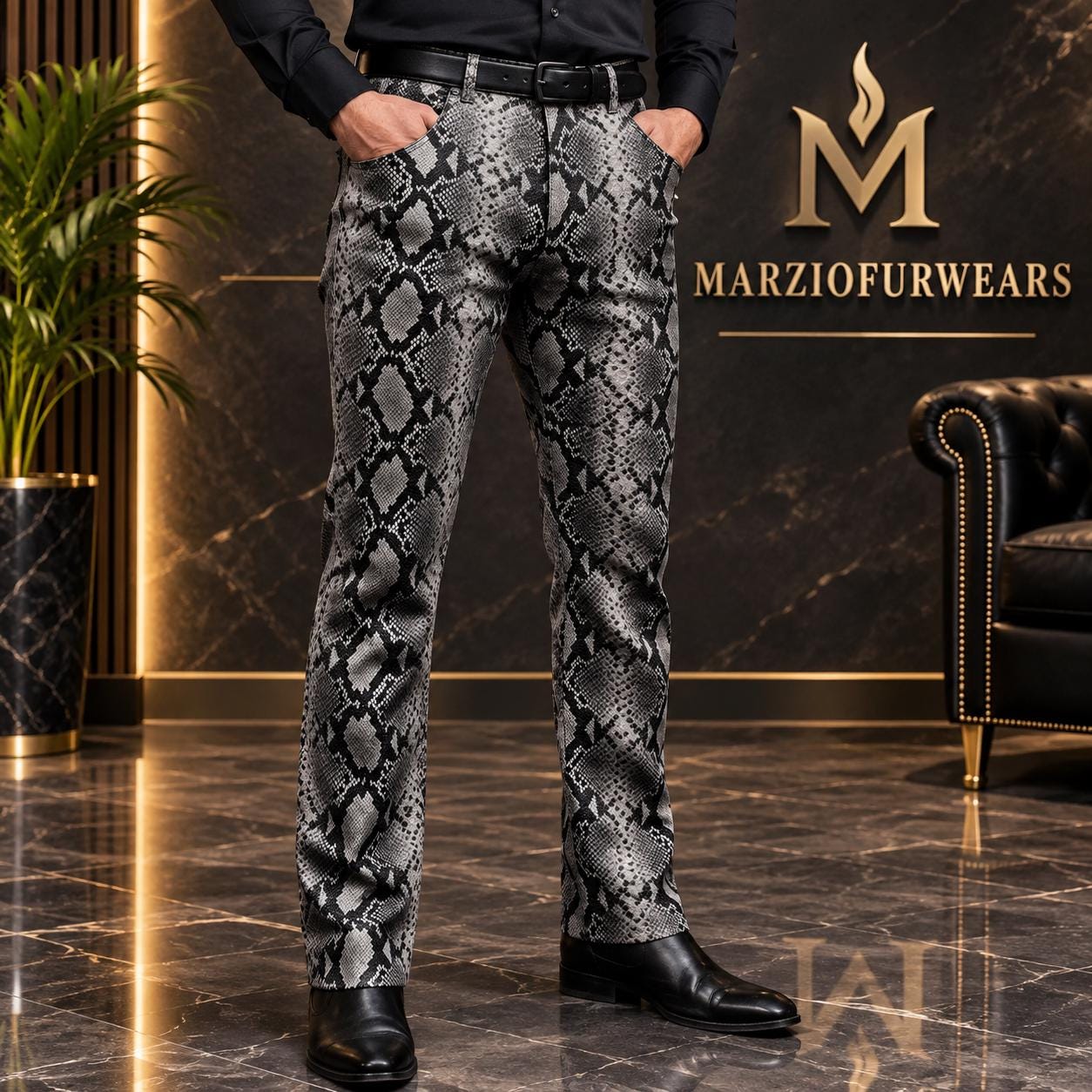Genuine Python Pants - Etsy