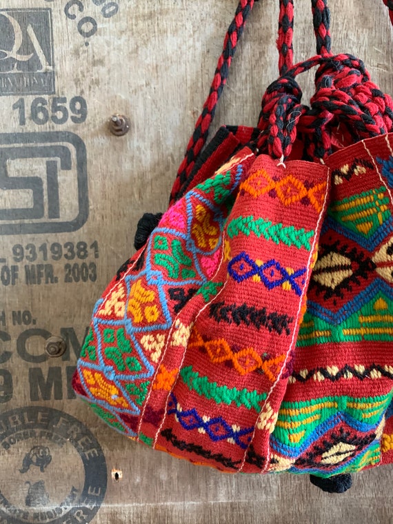 Vintage boho backpack/handbag - image 3