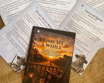 Reflection Cards and Journal Prompts | 100 Questions for Self Discovery | 30 Story Characters | Come Sit A While