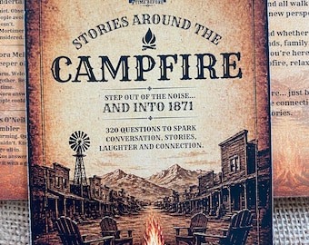 Conversation Cards for Adults | 320 Questions for Friends, Couples and Family | Stories Around the Campfire | 1871
