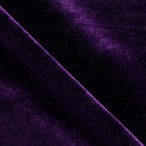Purple NonStretch Velvet Fabric Etsy
