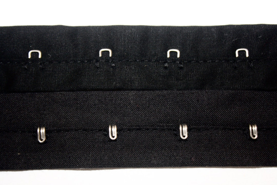 Black Hook and Eye Tape Trim per Yard Etsy