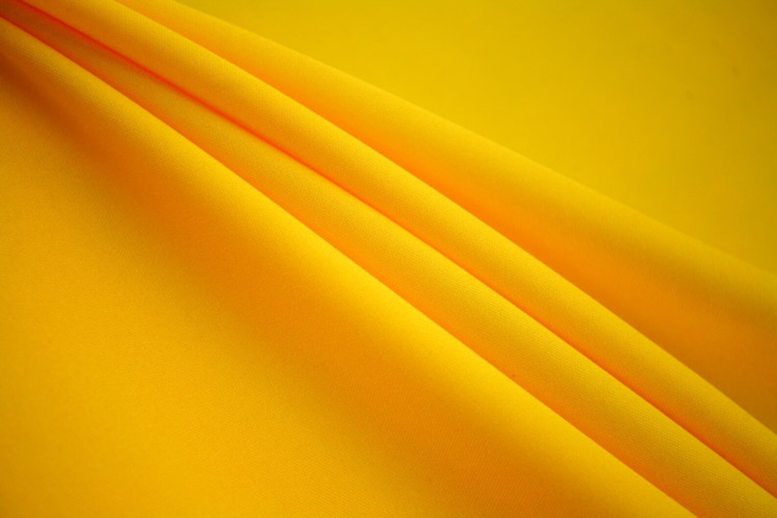 Yellow Polyester Poplin Fabric Etsy