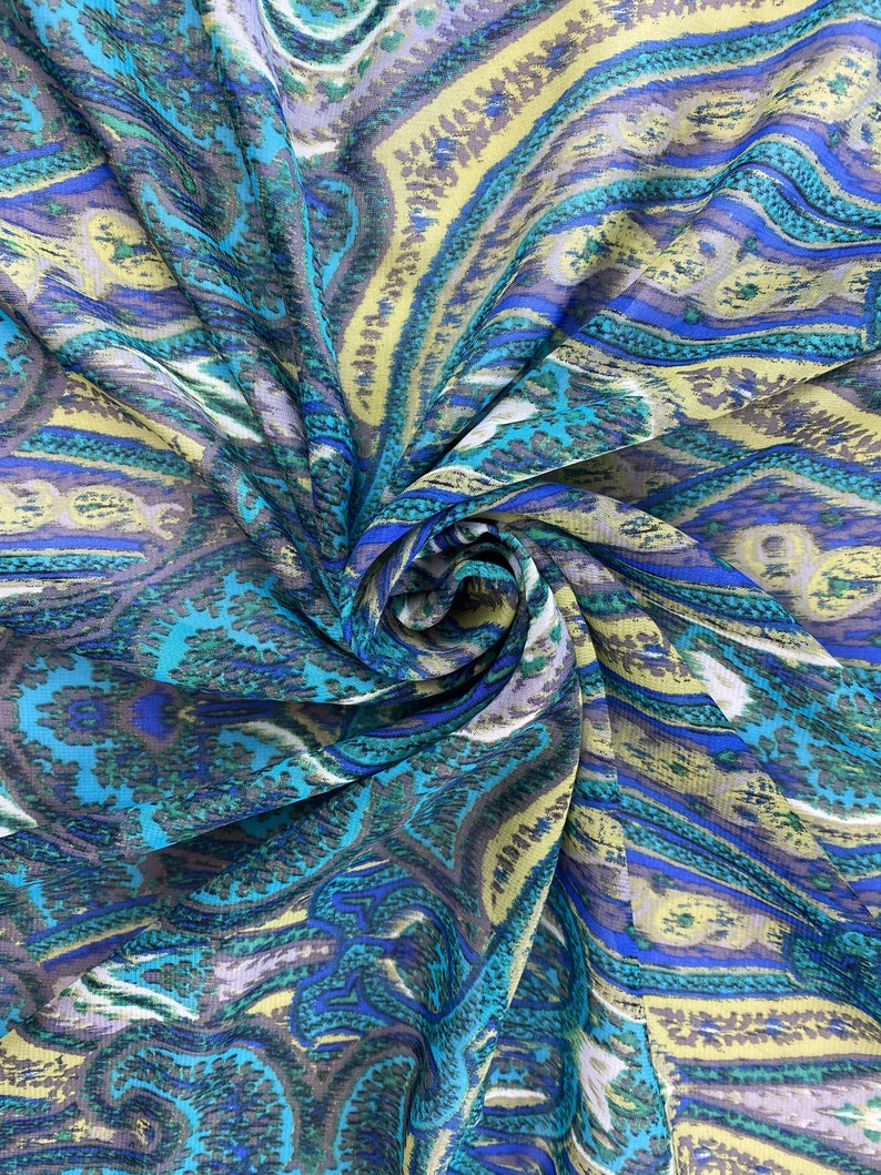 Assorted Prints Polyester Chiffon Fabric - Etsy