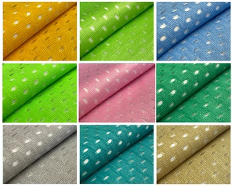 Assorted Colors Football Mesh Fabric | Polyester | 58'' Wide x Sold by Yard | Sports| Uniform | Open Weave | Highly Breathable | Lightweight