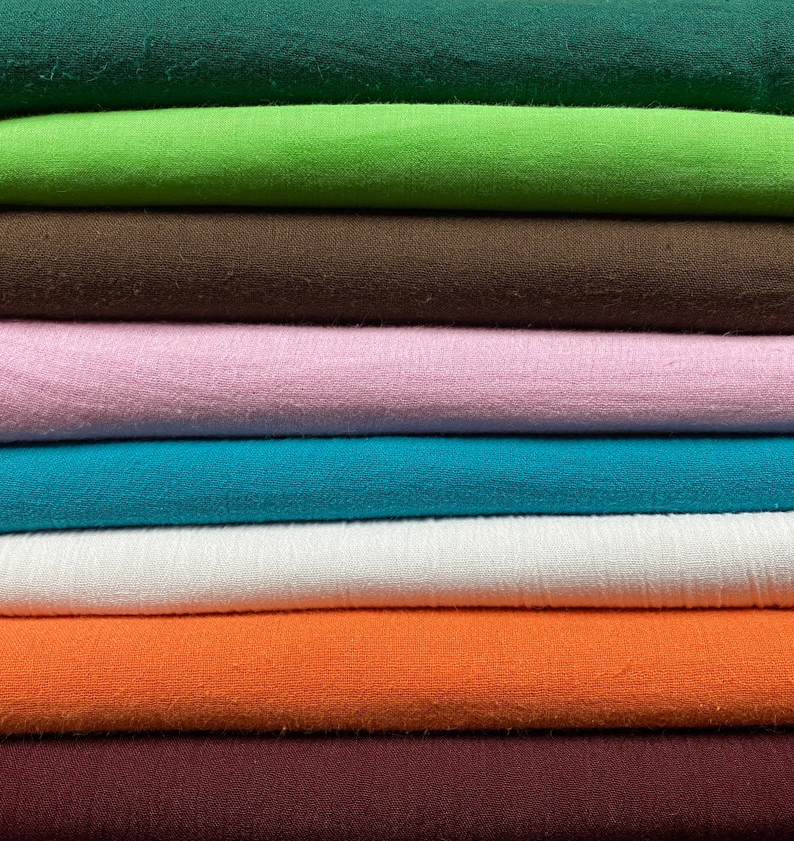 Assorted Colors Cotton Gauze Fabric Etsy